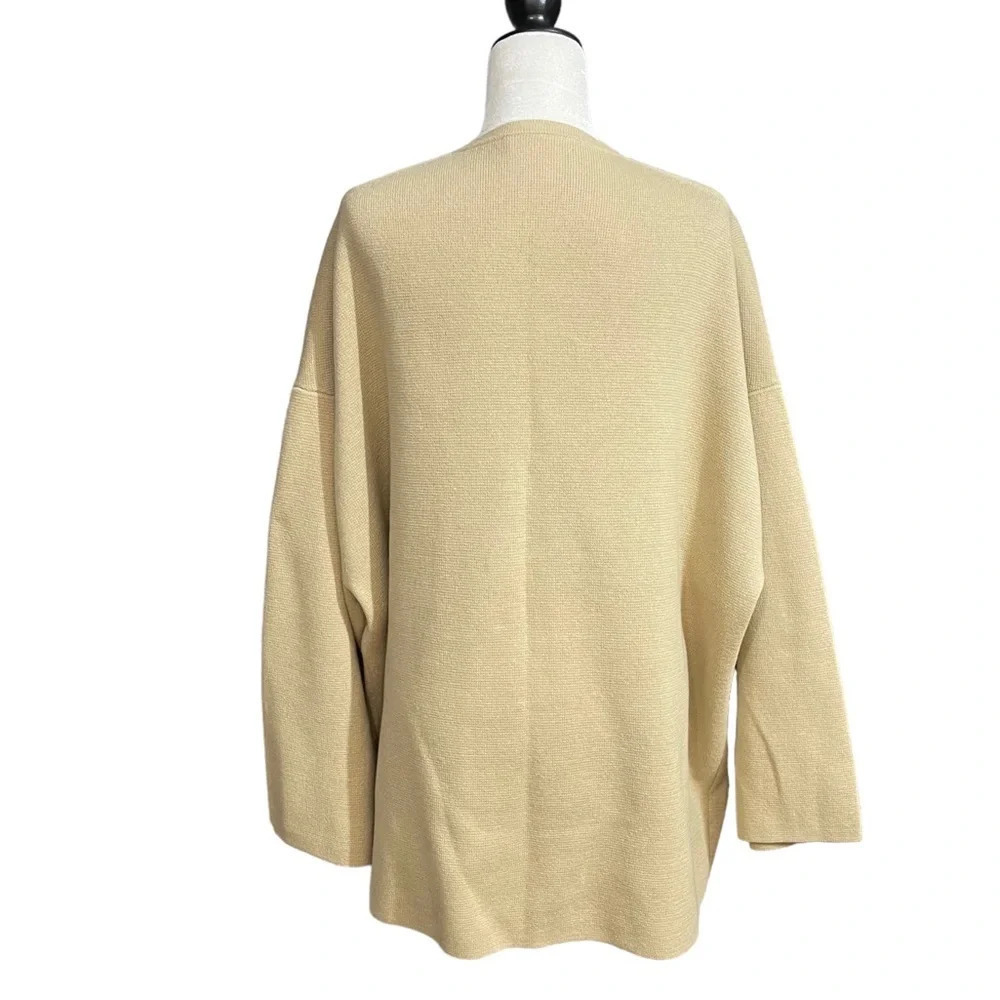 J. Crew Spring 2024 Long V-neck sweater blazer BX466 - Picture 13 of 14